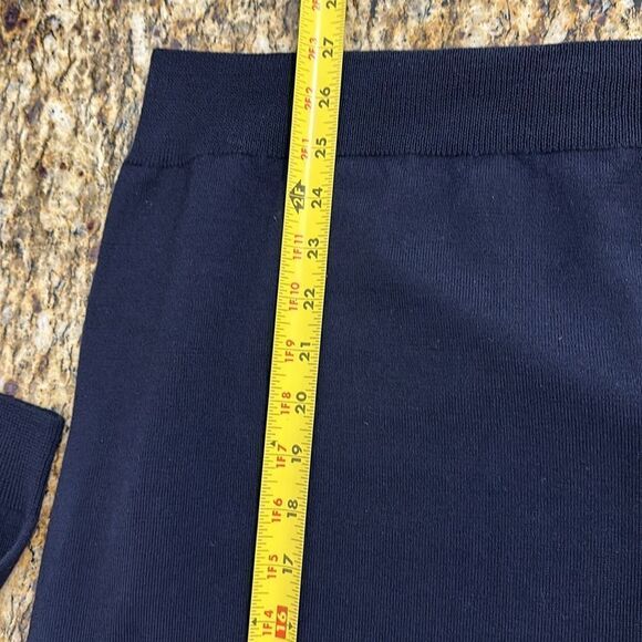 J. Crew Merino Wool Navy Blue Long Sleeve V-neck Pullover Sweater Size XL - Picture 10 of 11